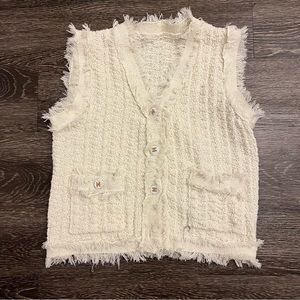 VINTAGE CELINE WOOL CARDIGAN | SZ SMALL